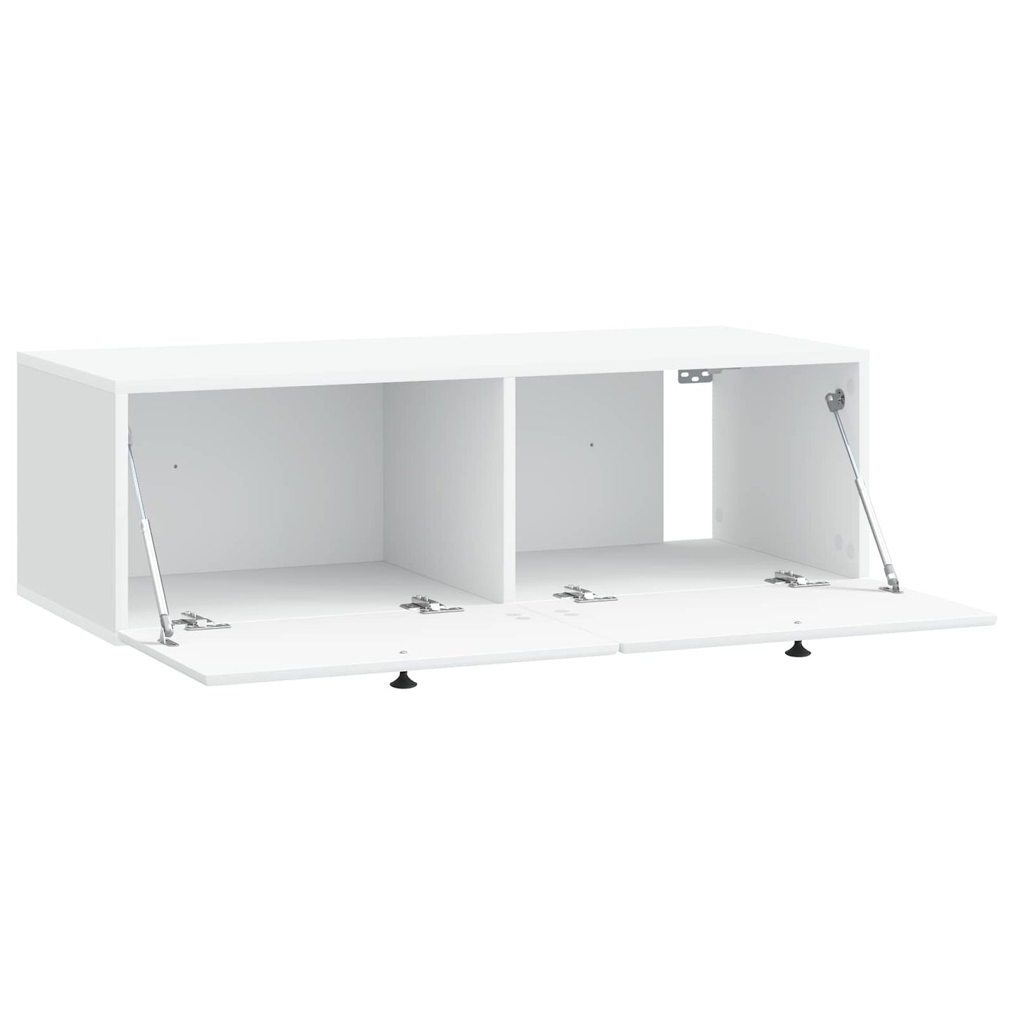 Fali TV szekrény 98 x 41 x 30 cm Fehér Szerelt Fa