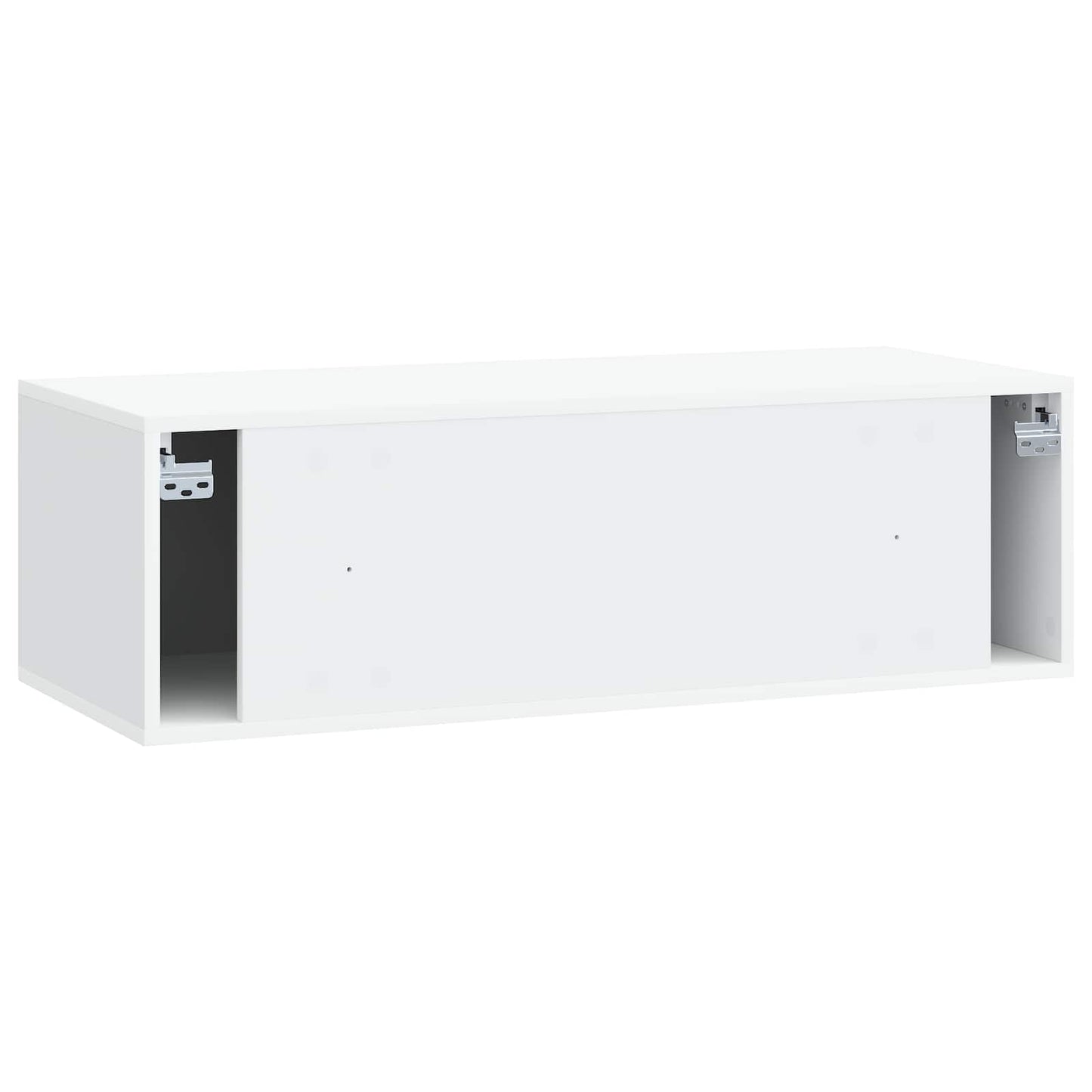 Fali TV szekrény 98 x 41 x 30 cm Fehér Szerelt Fa