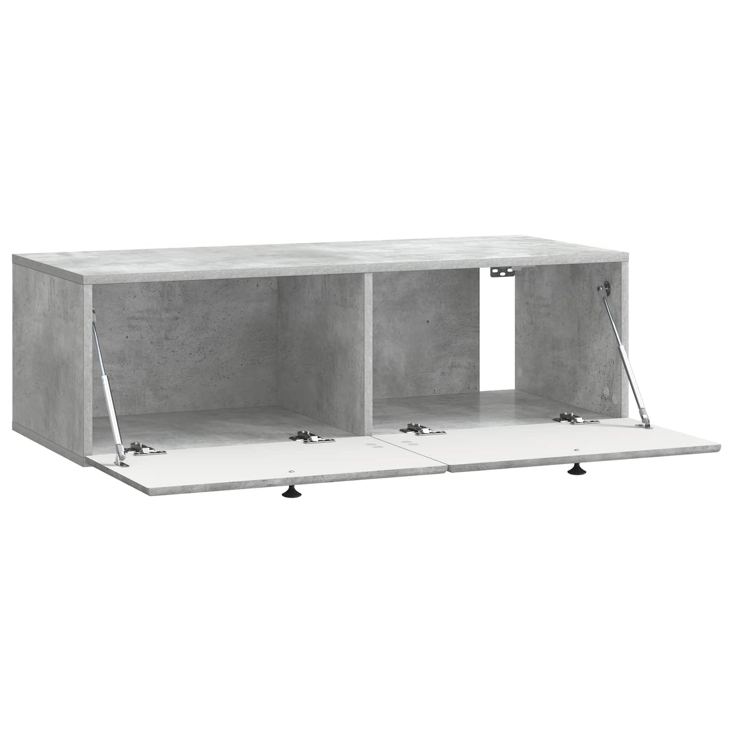Fali TV szekrény 98 x 41 x 30 cm Betonszürke Szerelt Fa