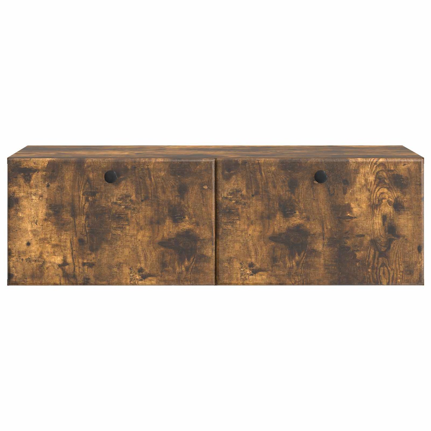 Fali TV szekrény 98 x 41 x 30 cm Füstös Tölgy Szerelt Fa