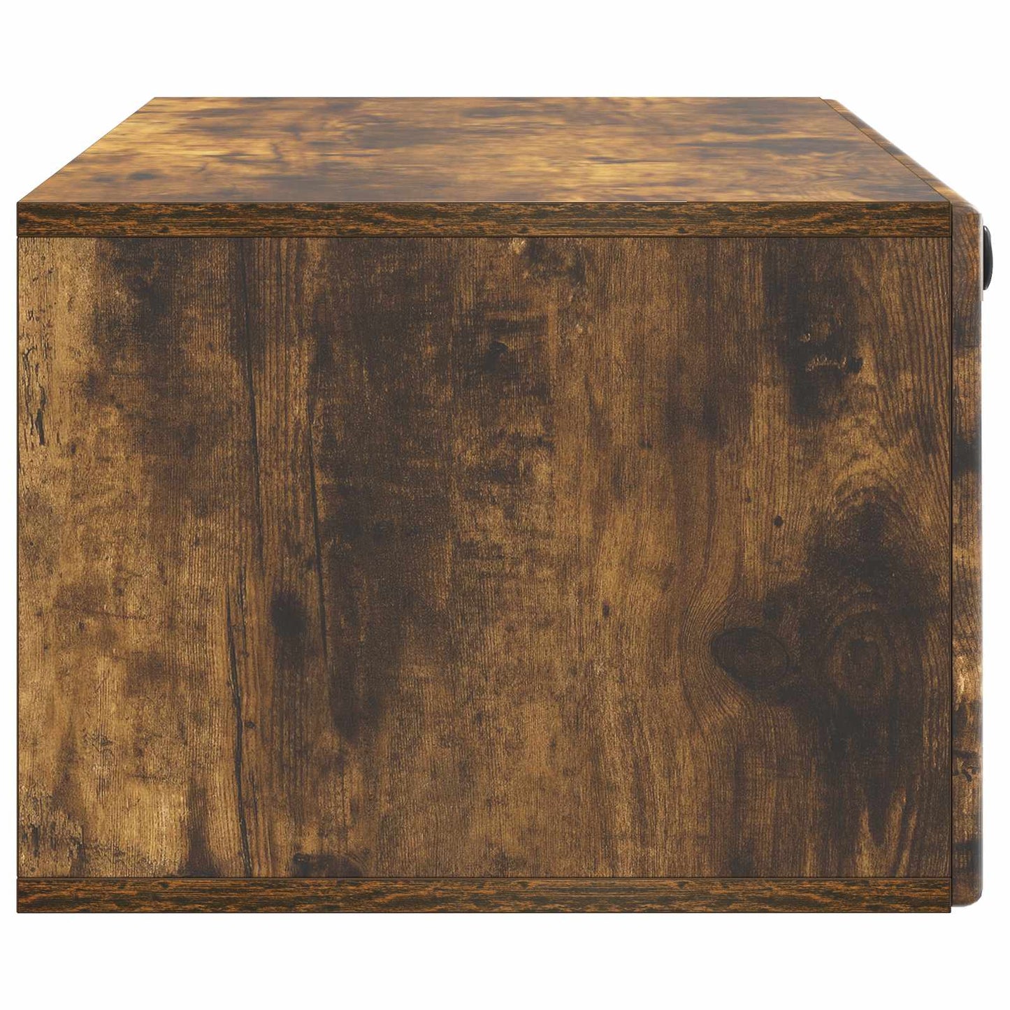 Fali TV szekrény 98 x 41 x 30 cm Füstös Tölgy Szerelt Fa