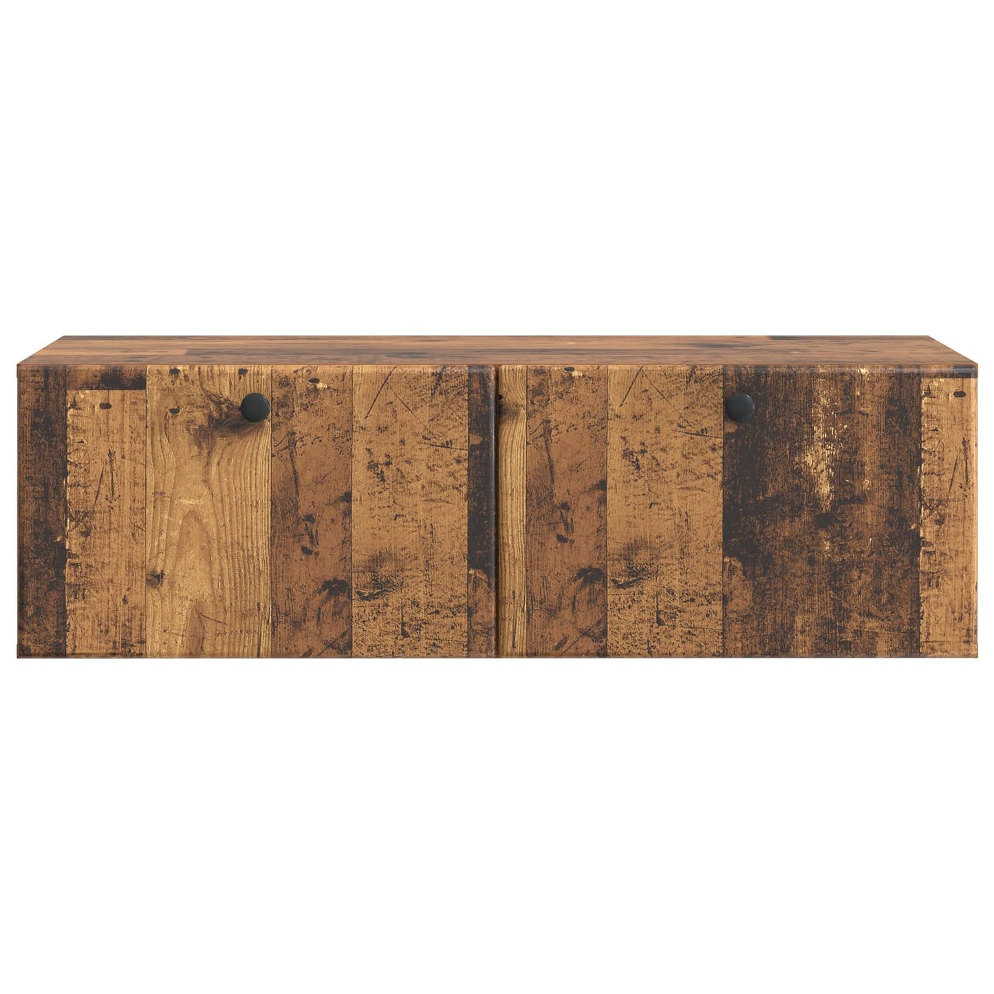 Fali TV szekrény 98 x 41 x 30 cm Antik Fa Szerelt Fa