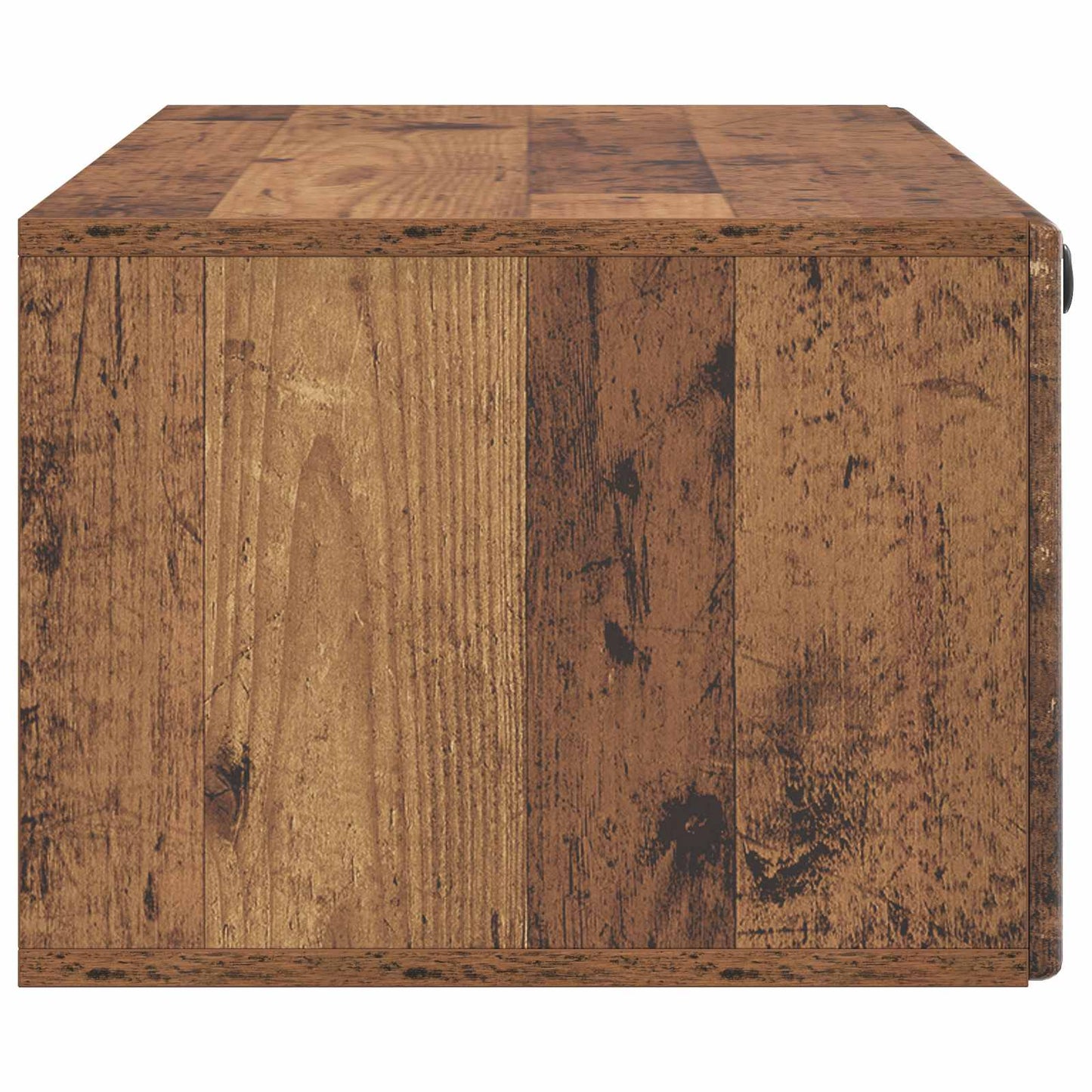 Fali TV szekrény 98 x 41 x 30 cm Antik Fa Szerelt Fa