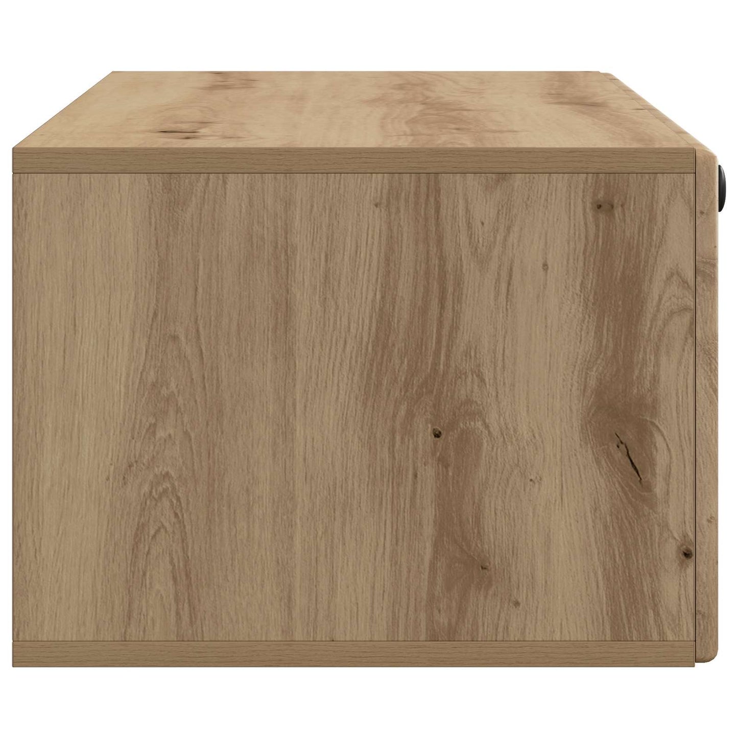 Fali TV szekrény 98 x 41 x 30 cm Kézműves Tölgy Szerelt Fa
