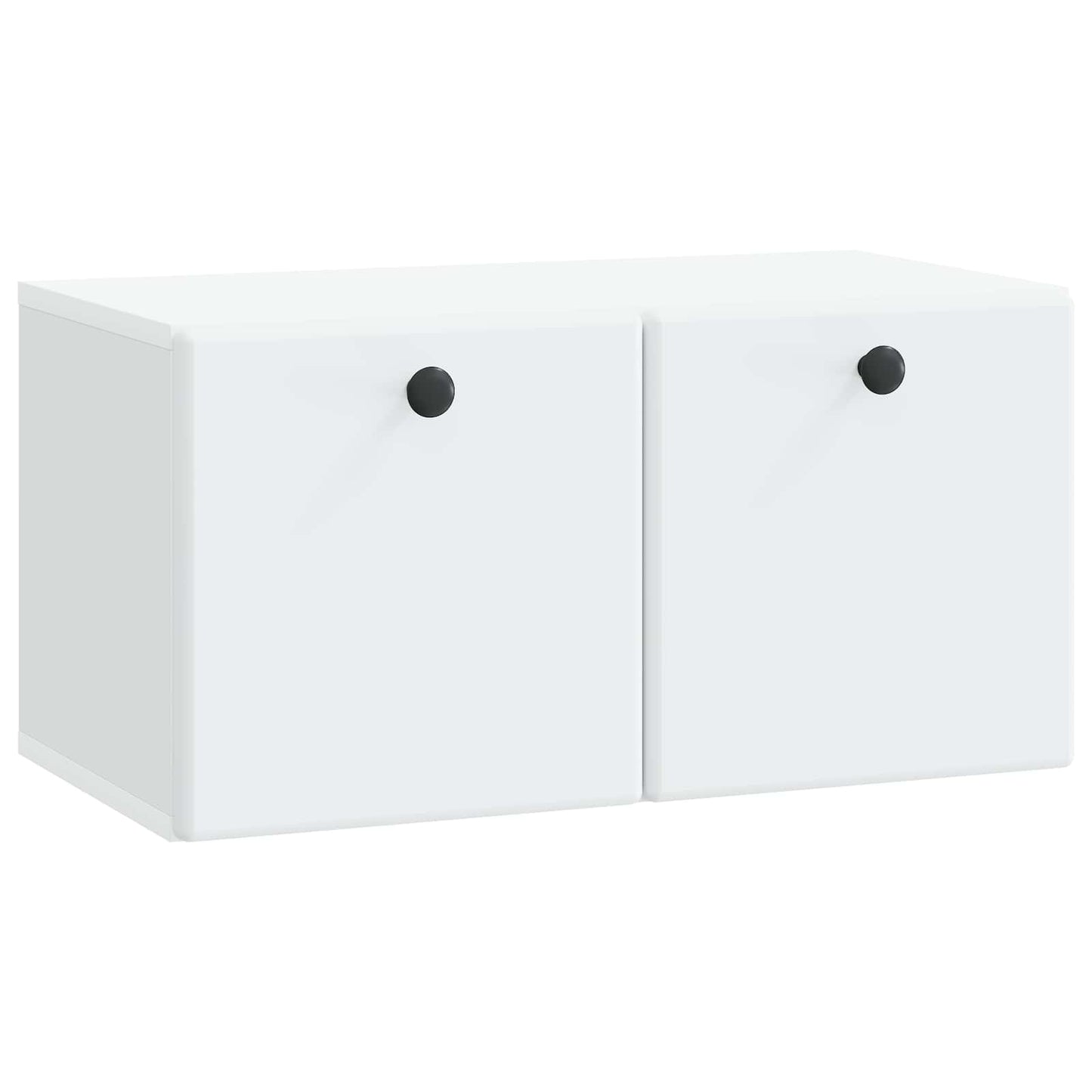 Fali TV szekrény 59,5 x 31 x 30 cm Fehér Szerelt Fa
