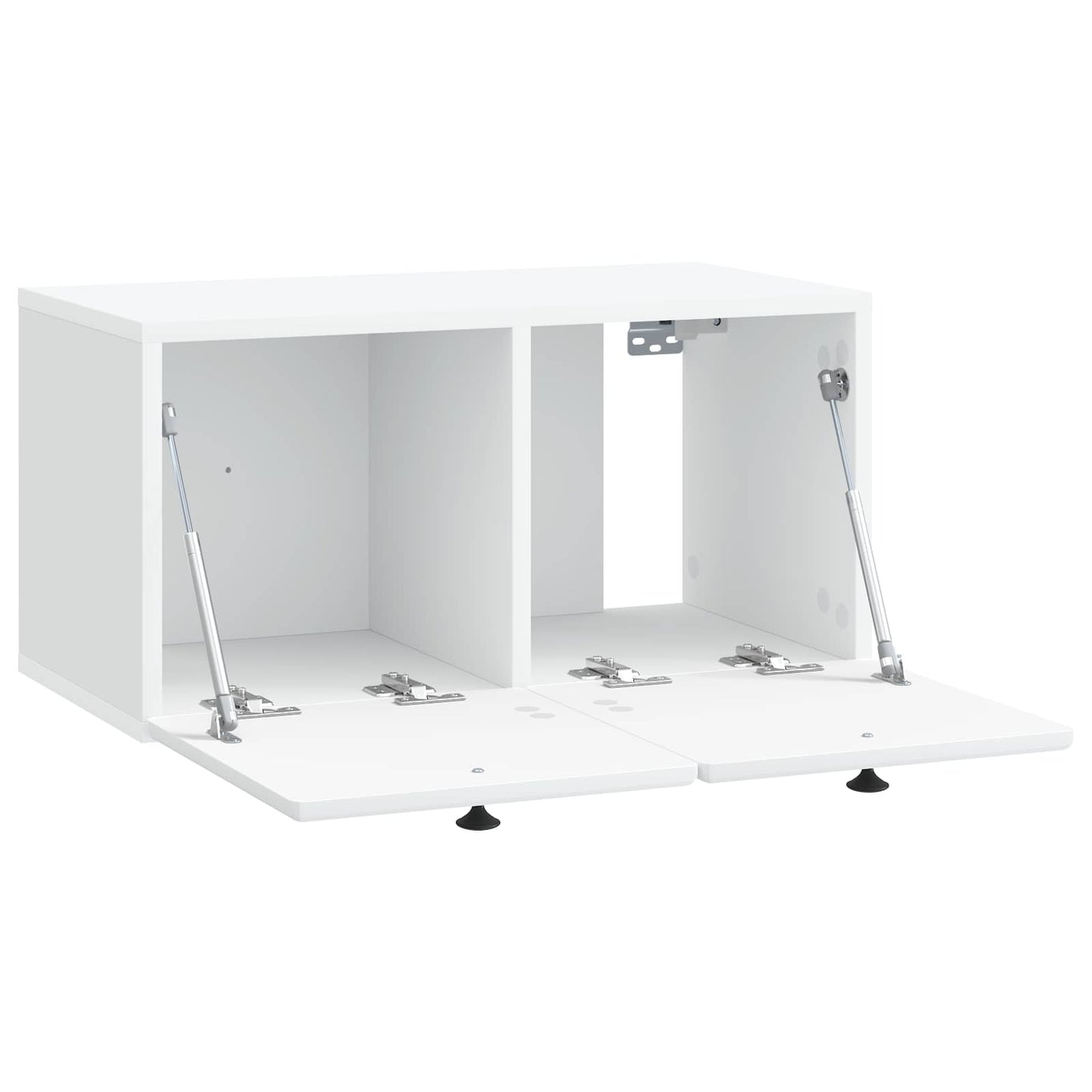Fali TV szekrény 59,5 x 31 x 30 cm Fehér Szerelt Fa