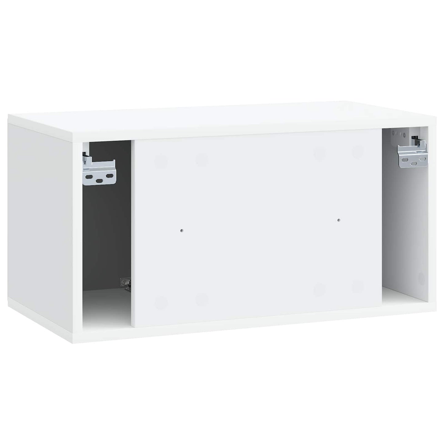Fali TV szekrény 59,5 x 31 x 30 cm Fehér Szerelt Fa