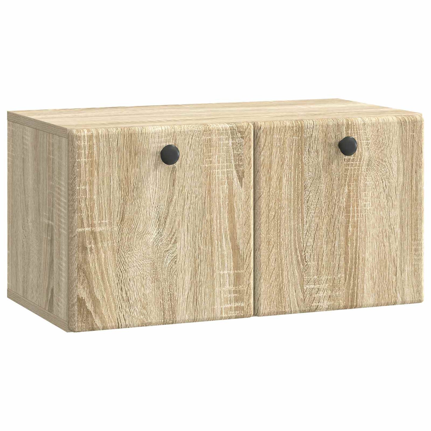 Fali TV szekrény 59,5 x 31 x 30 cm Sonoma Tölgy Szerelt Fa