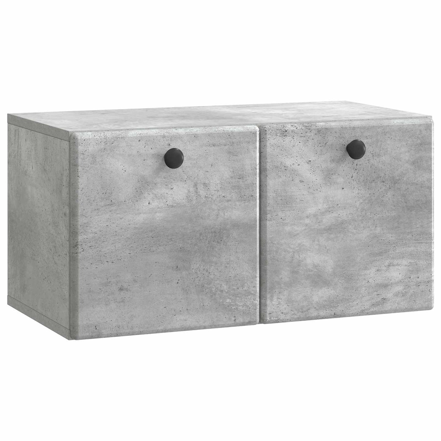 Fali TV szekrény 59,5 x 31 x 30 cm Betonszürke Szerelt Fa