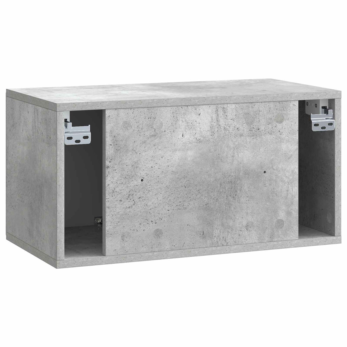 Fali TV szekrény 59,5 x 31 x 30 cm Betonszürke Szerelt Fa