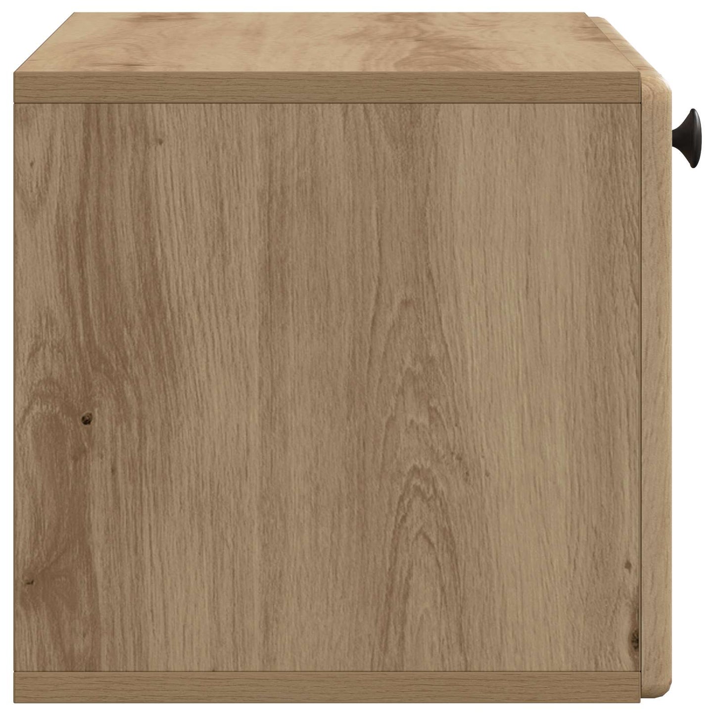 Fali TV szekrény 59,5 x 31 x 30 cm Kézműves Tölgy Szerelt Fa