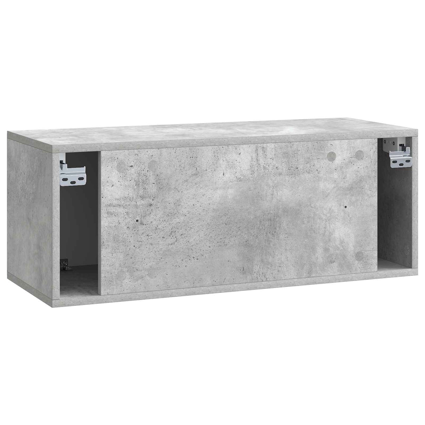 Fali TV szekrény 78,5 x 31 x 30 cm Betonszürke Szerelt Fa