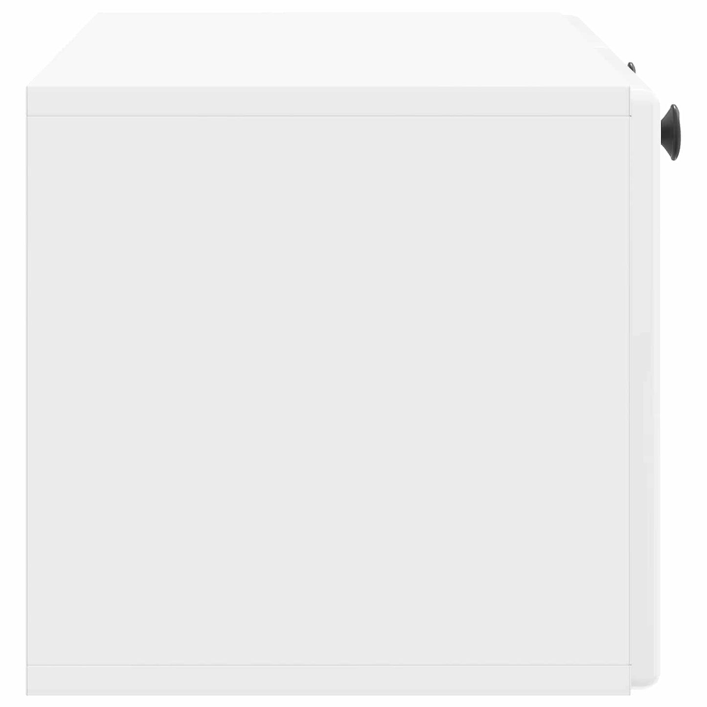 Fali TV szekrény 78,5 x 31 x 30 cm Magasfényű Fehér Szerelt Fa