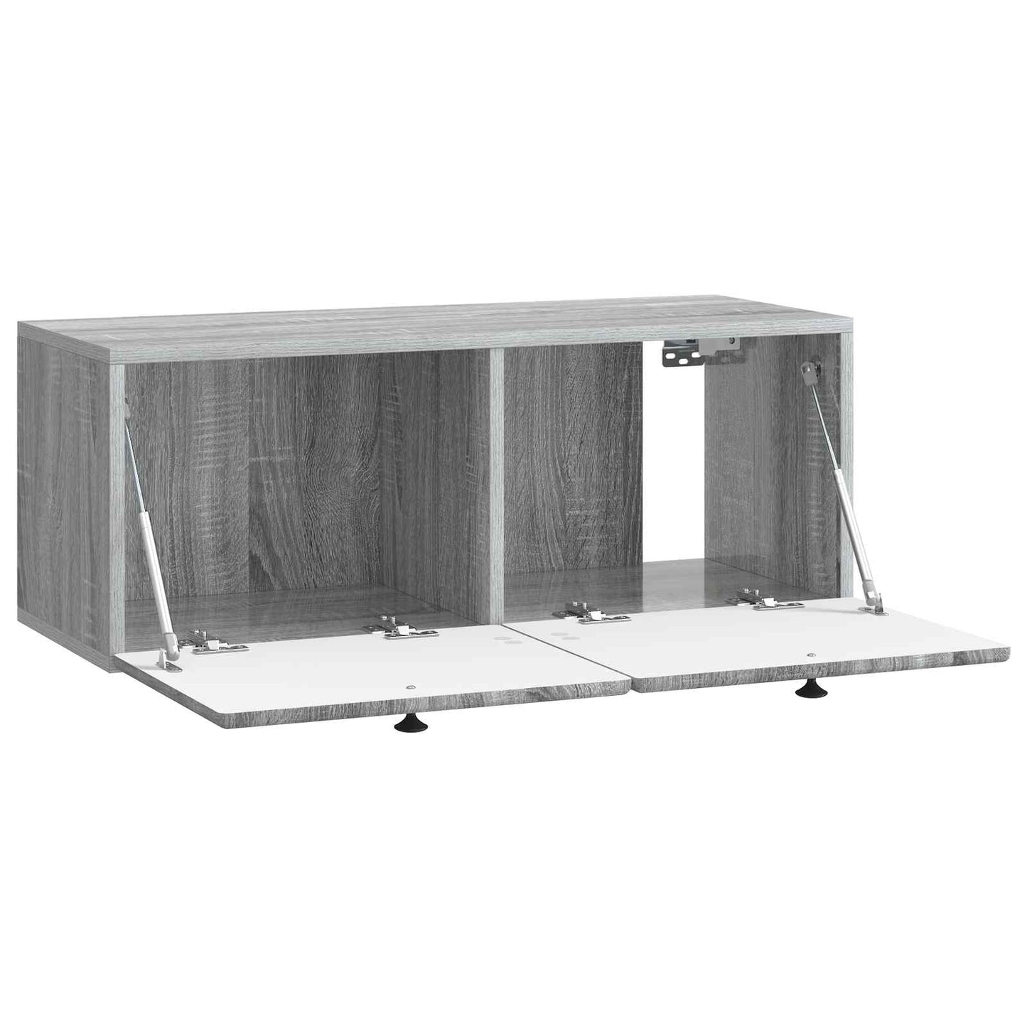 Fali TV szekrény 78,5 x 31 x 30 cm Szürke Sonoma Szerelt Fa