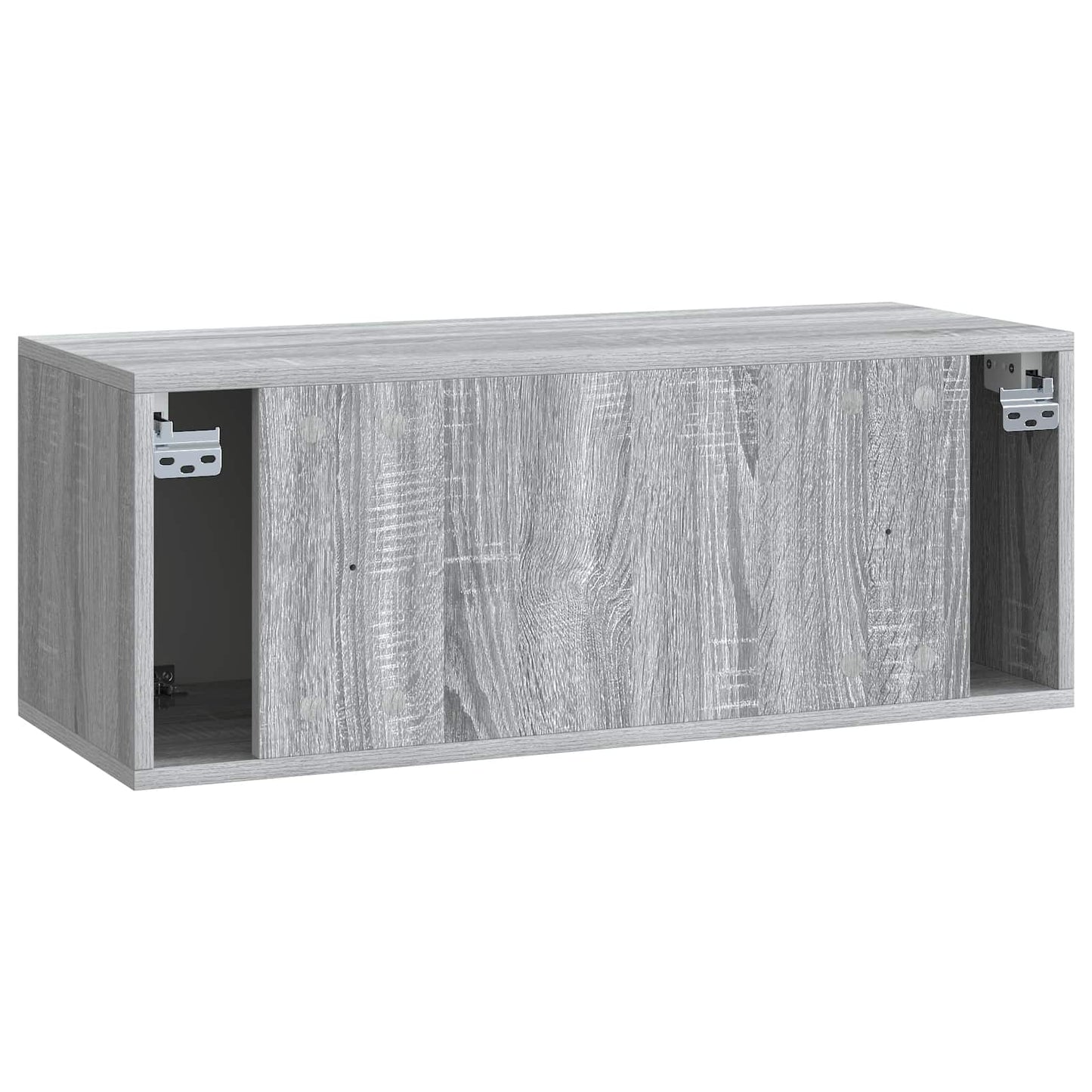 Fali TV szekrény 78,5 x 31 x 30 cm Szürke Sonoma Szerelt Fa