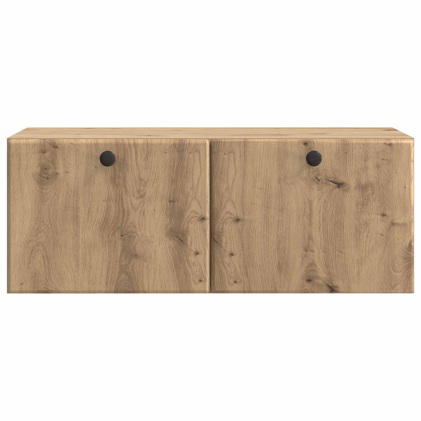Fali TV szekrény 78,5 x 31 x 30 cm Kézműves Tölgy Szerelt Fa