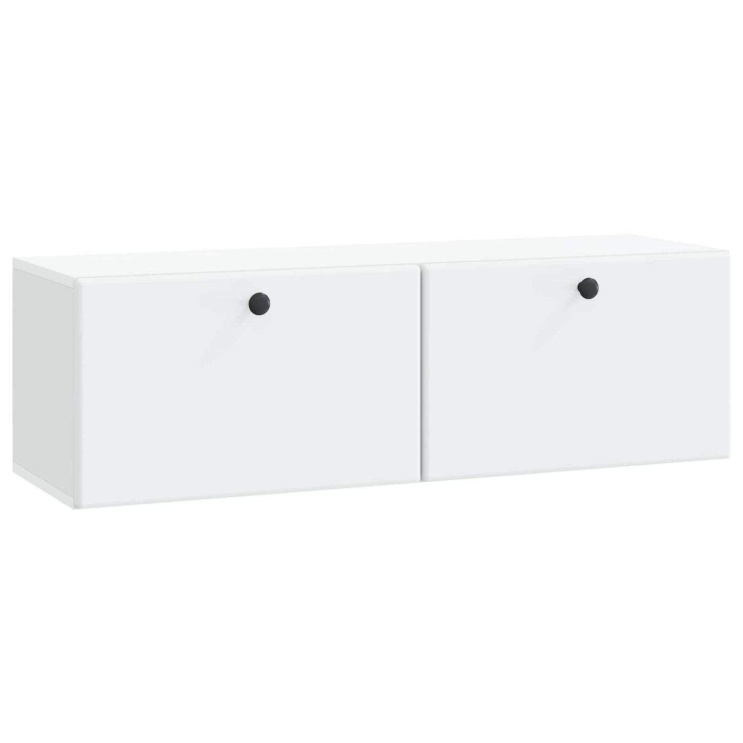 Fali TV szekrény 98 x 31 x 30 cm Fehér Szerelt Fa