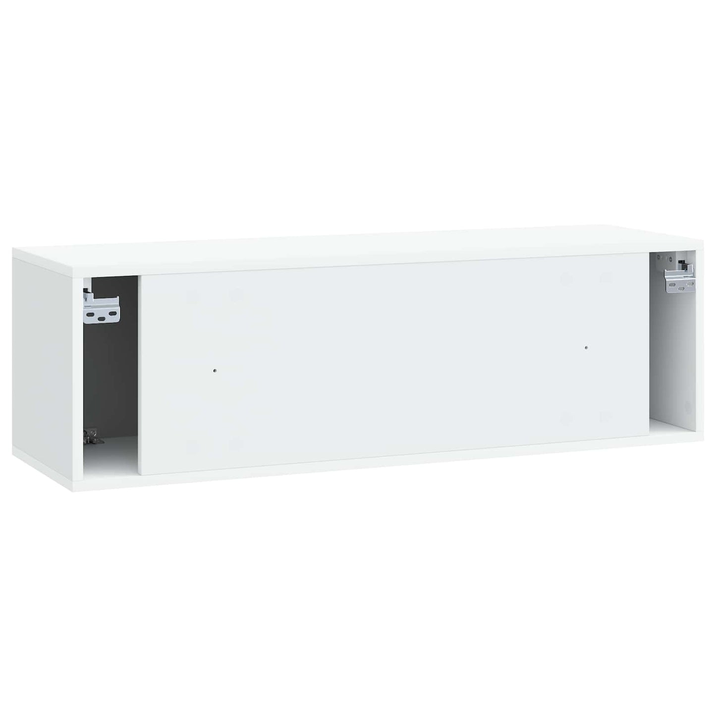 Fali TV szekrény 98 x 31 x 30 cm Fehér Szerelt Fa