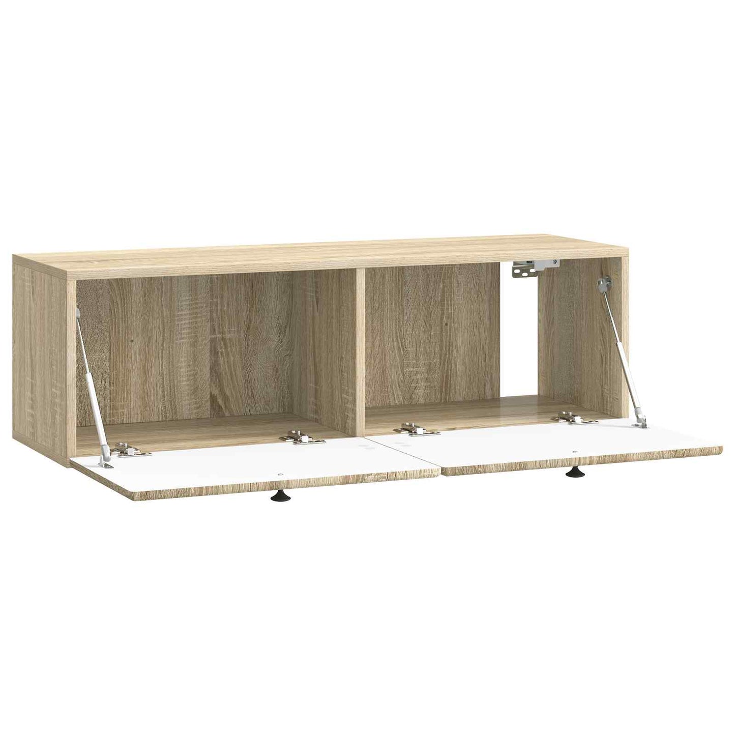 Fali TV szekrény 98 x 31 x 30 cm Sonoma Tölgy Szerelt Fa