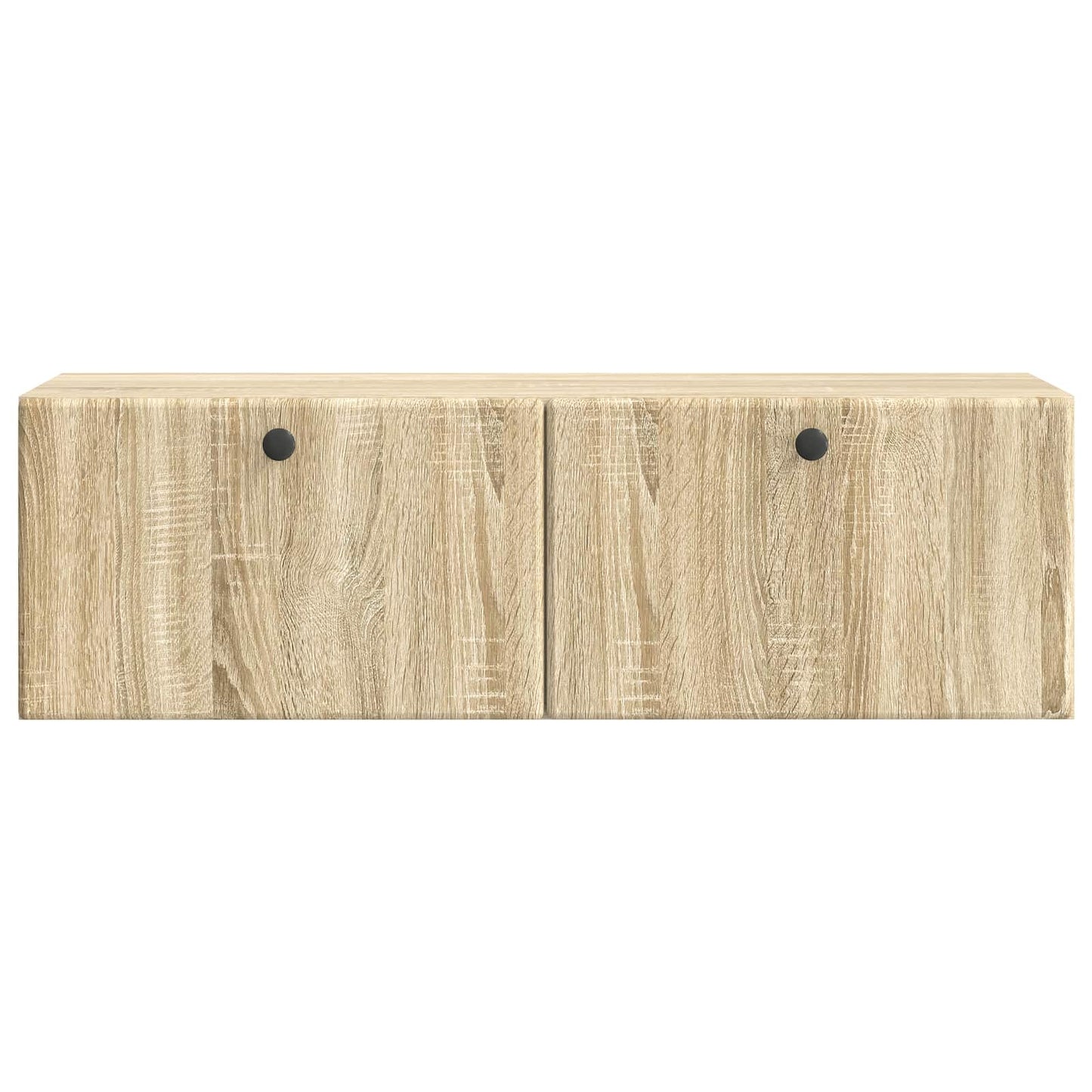 Fali TV szekrény 98 x 31 x 30 cm Sonoma Tölgy Szerelt Fa