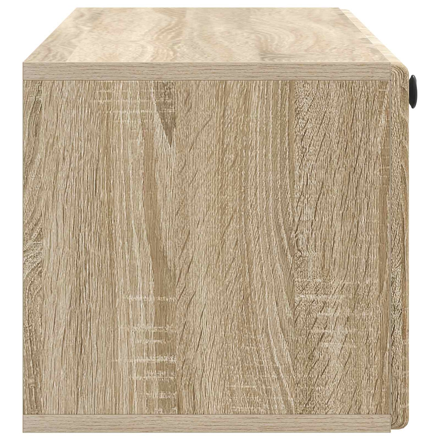 Fali TV szekrény 98 x 31 x 30 cm Sonoma Tölgy Szerelt Fa