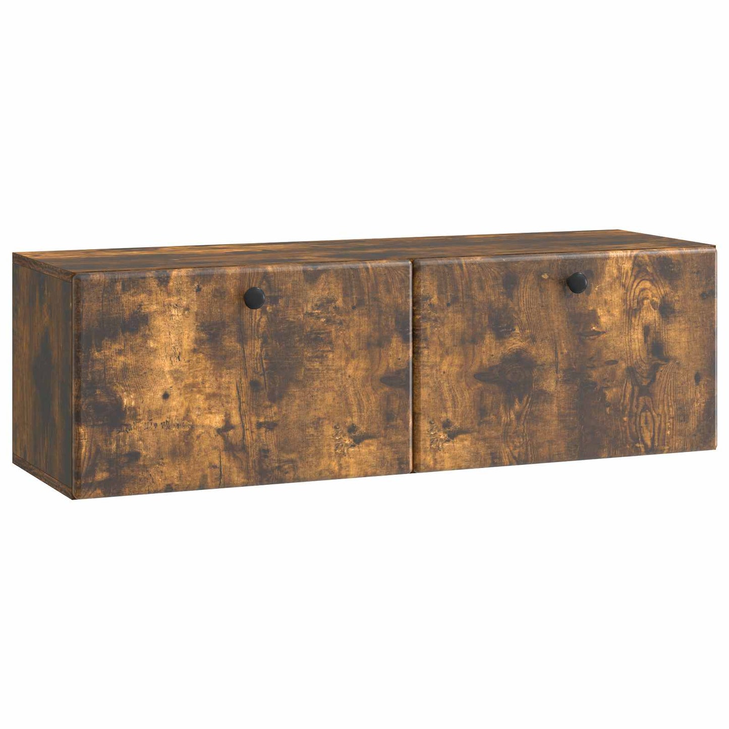 Fali TV szekrény 98 x 31 x 30 cm Füstös Tölgy Szerelt Fa