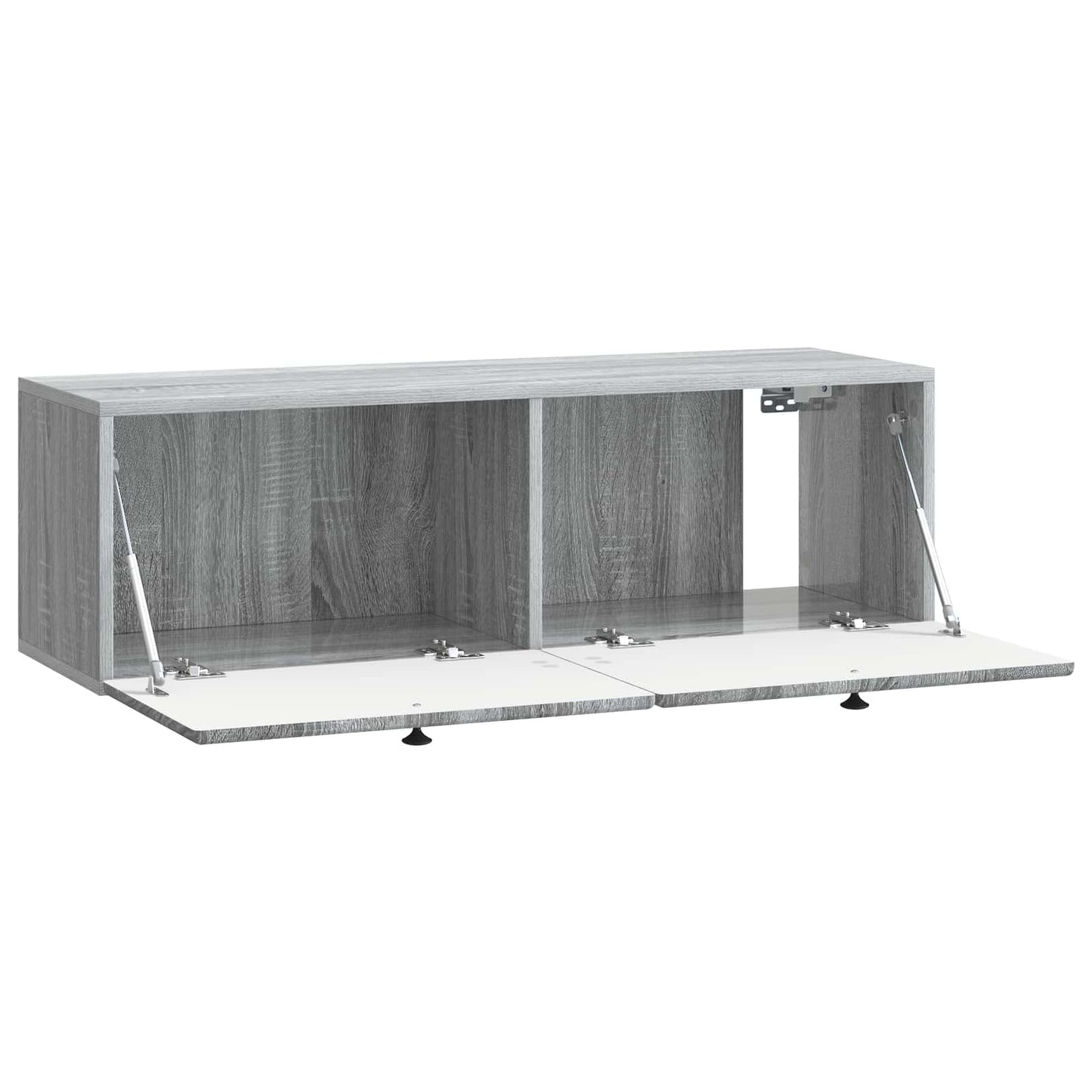 Fali TV szekrény 98 x 31 x 30 cm Szürke Sonoma Szerelt Fa