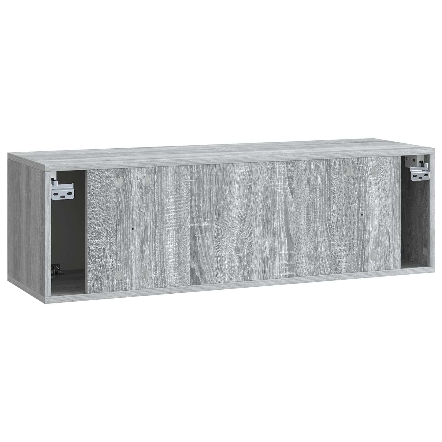 Fali TV szekrény 98 x 31 x 30 cm Szürke Sonoma Szerelt Fa