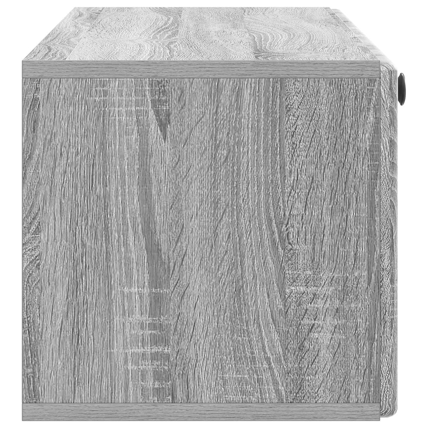 Fali TV szekrény 98 x 31 x 30 cm Szürke Sonoma Szerelt Fa