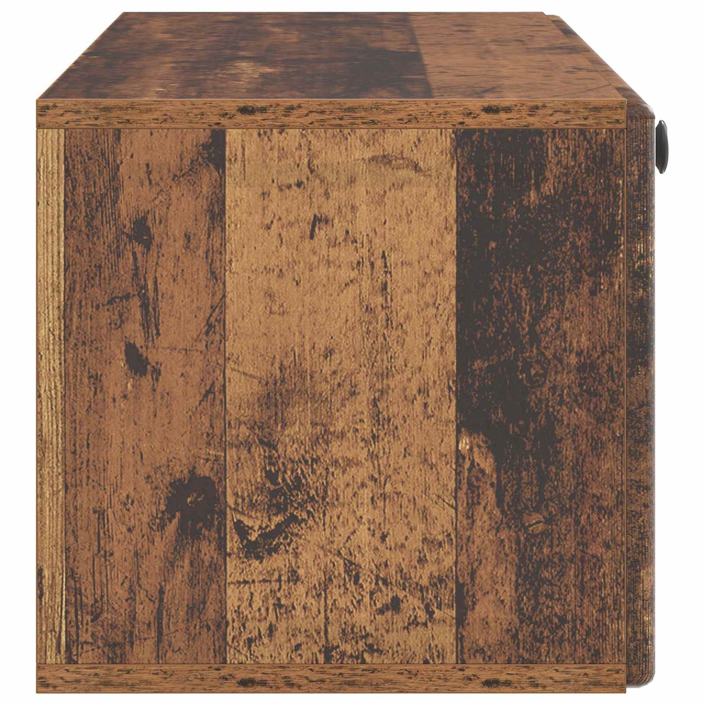 Fali TV szekrény 98 x 31 x 30 cm Antik Fa Szerelt Fa