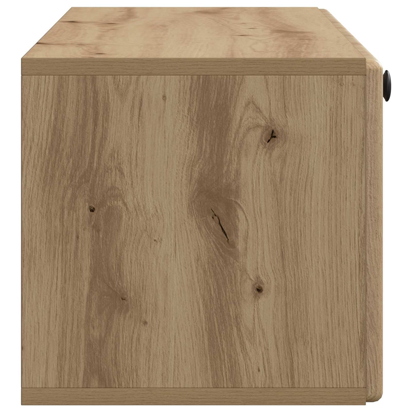 Fali TV szekrény 98 x 31 x 30 cm Kézműves Tölgy Szerelt Fa