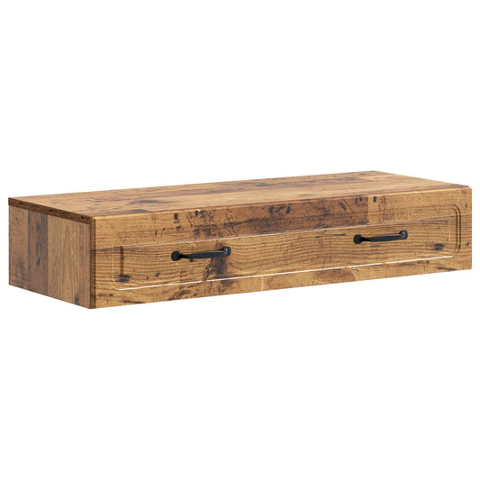 Fali oldaltábla Antik Fa 87,5 x 34,5 x 17 cm Szerelt Fa