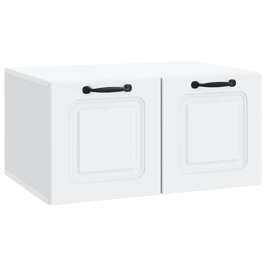 Fali TV szekrény Fehér 59,5 x 41 x 30 cm Szerelt Fa