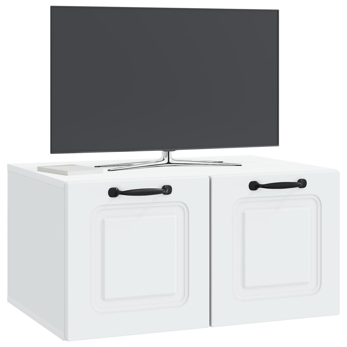 Fali TV szekrény Fehér 59,5 x 41 x 30 cm Szerelt Fa