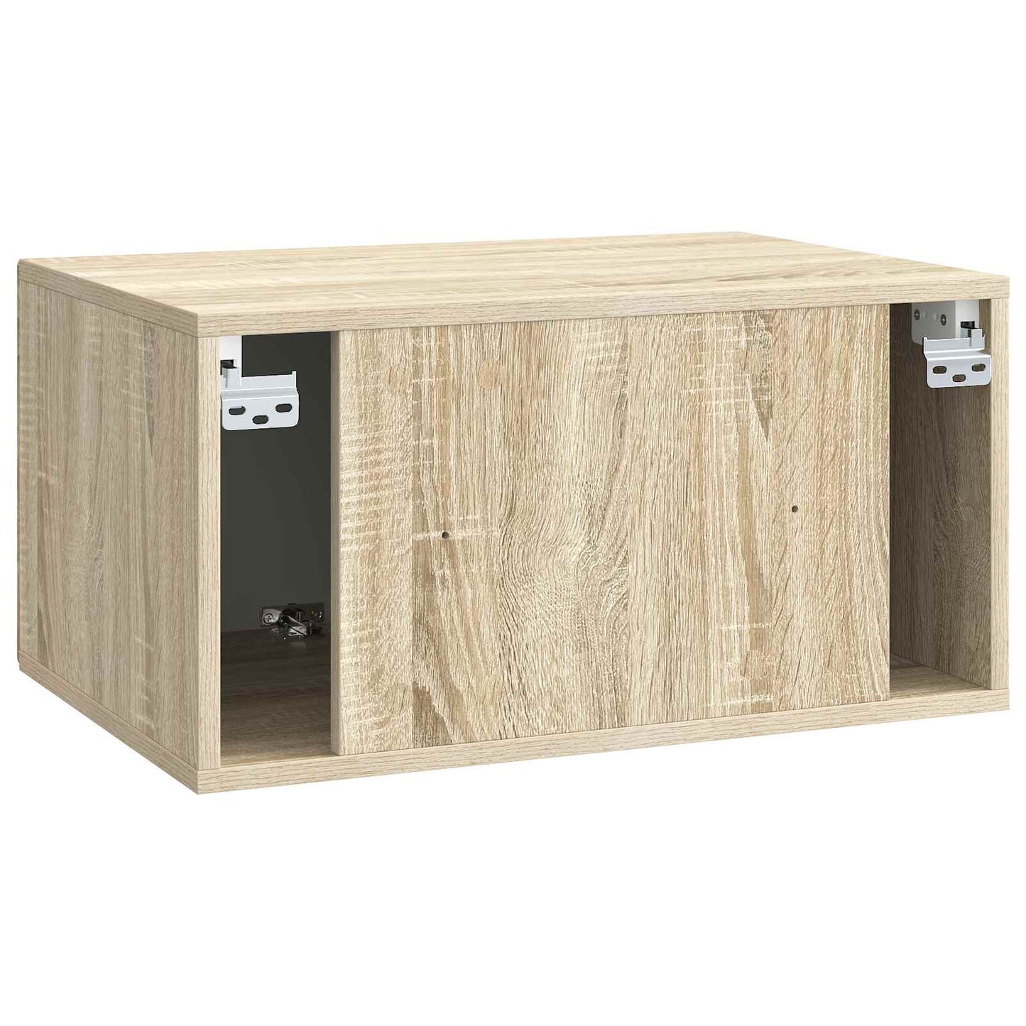 Fali TV szekrény Sonoma Tölgy 59,5 x 41 x 30 cm Szerelt Fa