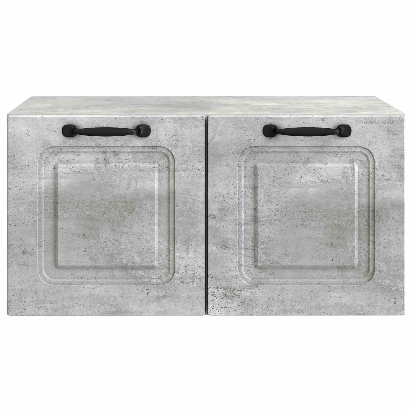 Fali TV szekrény Betonszürke 59,5 x 41 x 30 cm Szerelt Fa