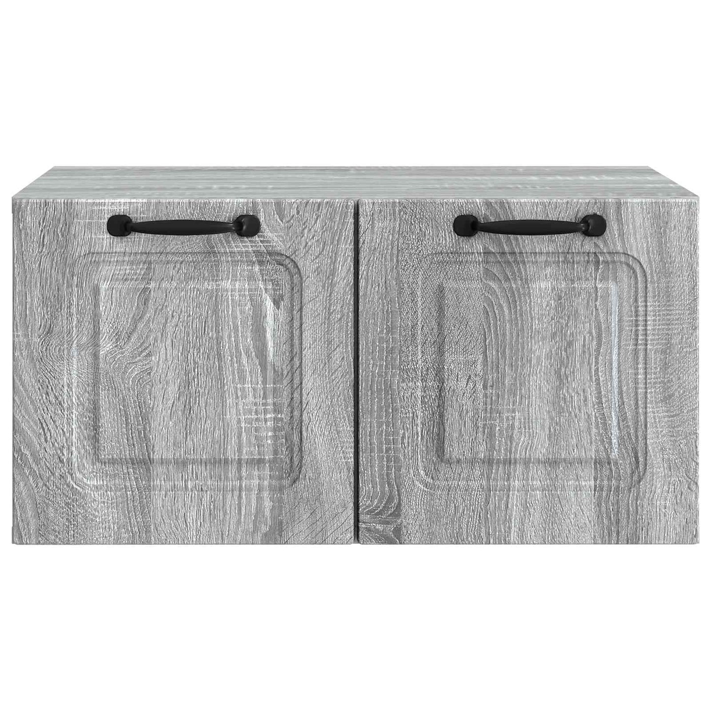 Fali TV szekrény Szürke Sonoma 59,5 x 41 x 30 cm Szerelt Fa