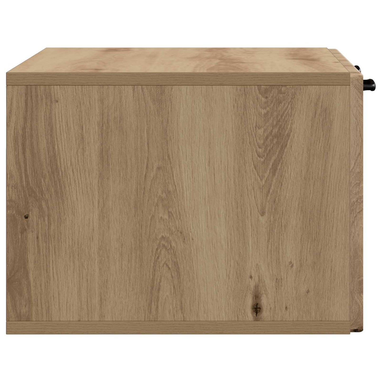 Fali TV szekrény 59,5 x 41 x 30 cm Kézműves Tölgy Szerelt Fa