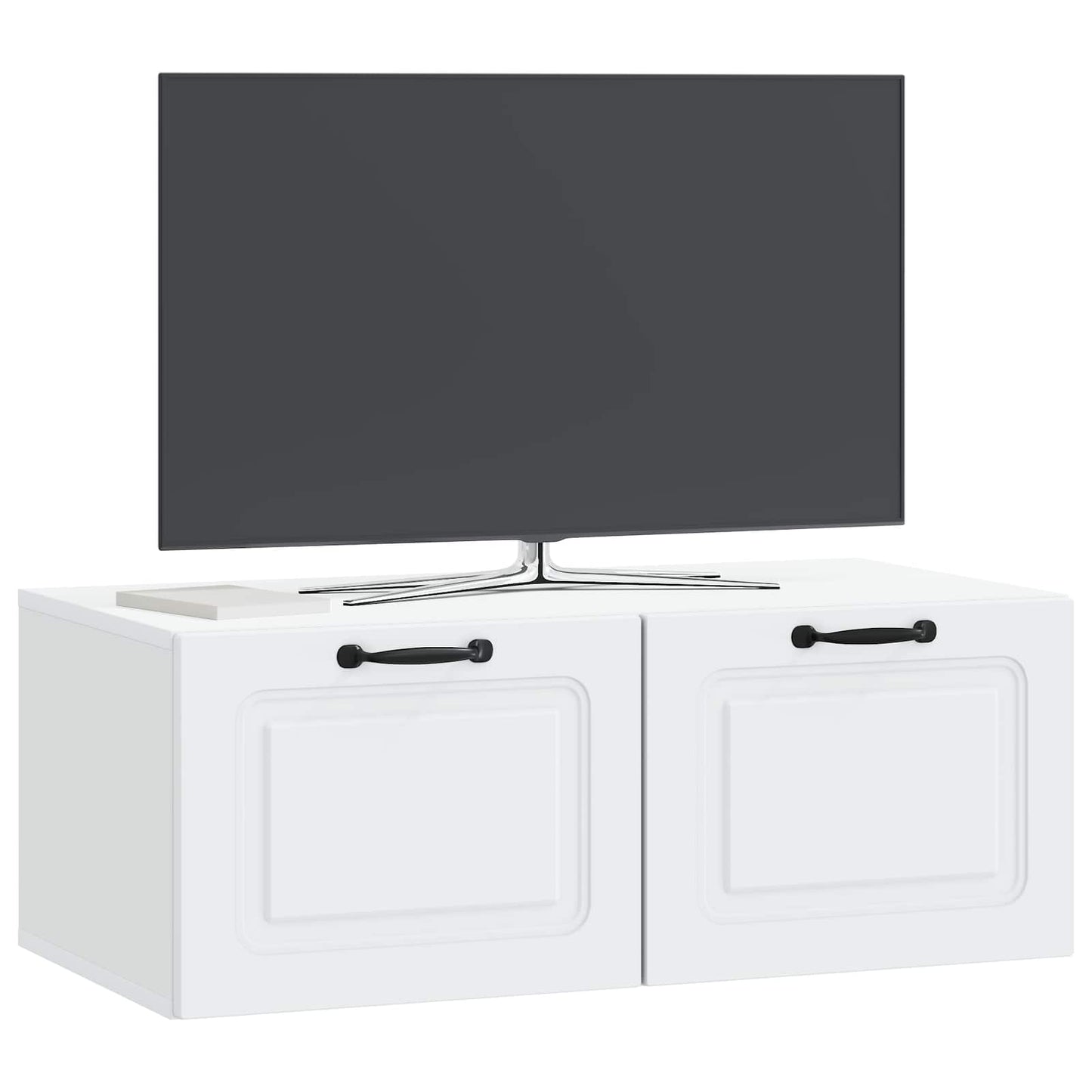 Fali TV szekrény Fehér 78,5 x 41 x 30 cm Szerelt Fa