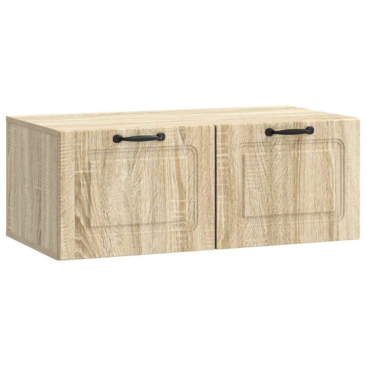Fali TV szekrény Sonoma Tölgy 78,5 x 41 x 30 cm Szerelt Fa
