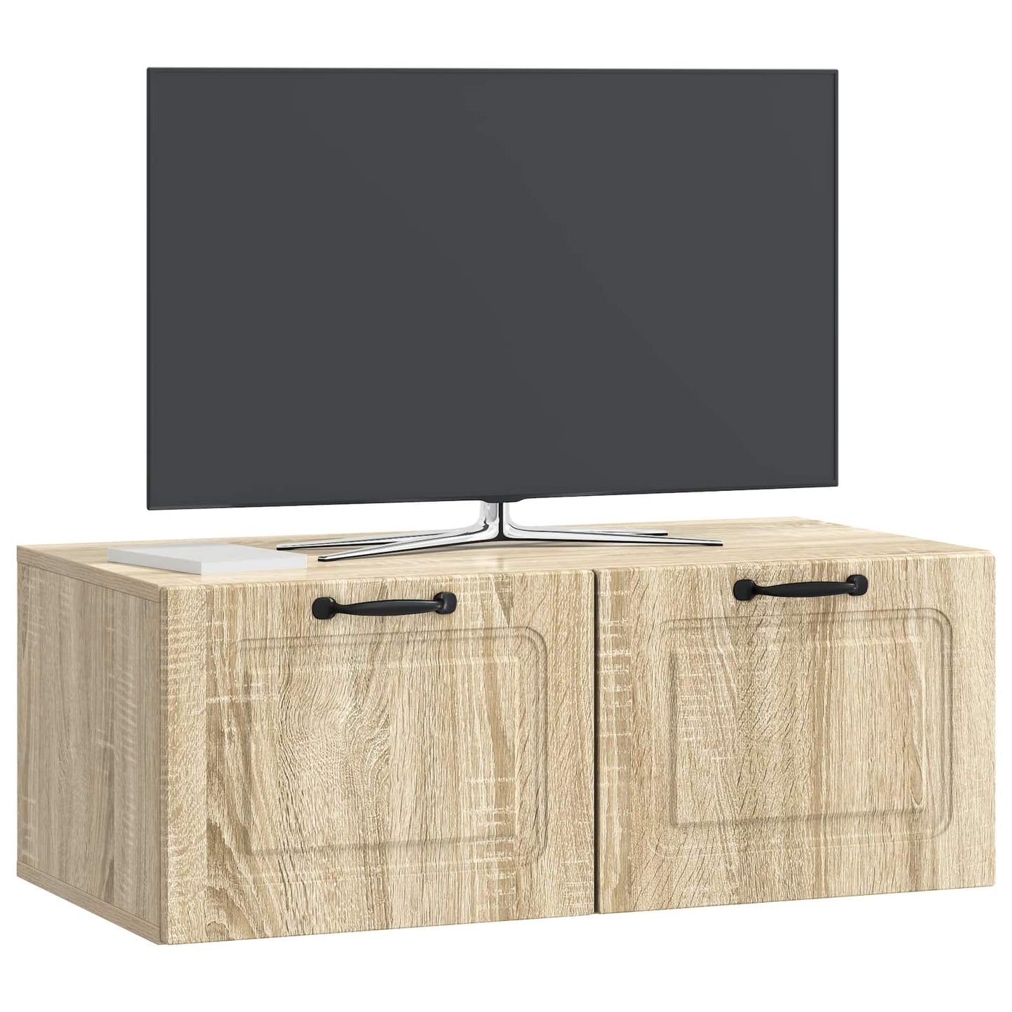 Fali TV szekrény Sonoma Tölgy 78,5 x 41 x 30 cm Szerelt Fa