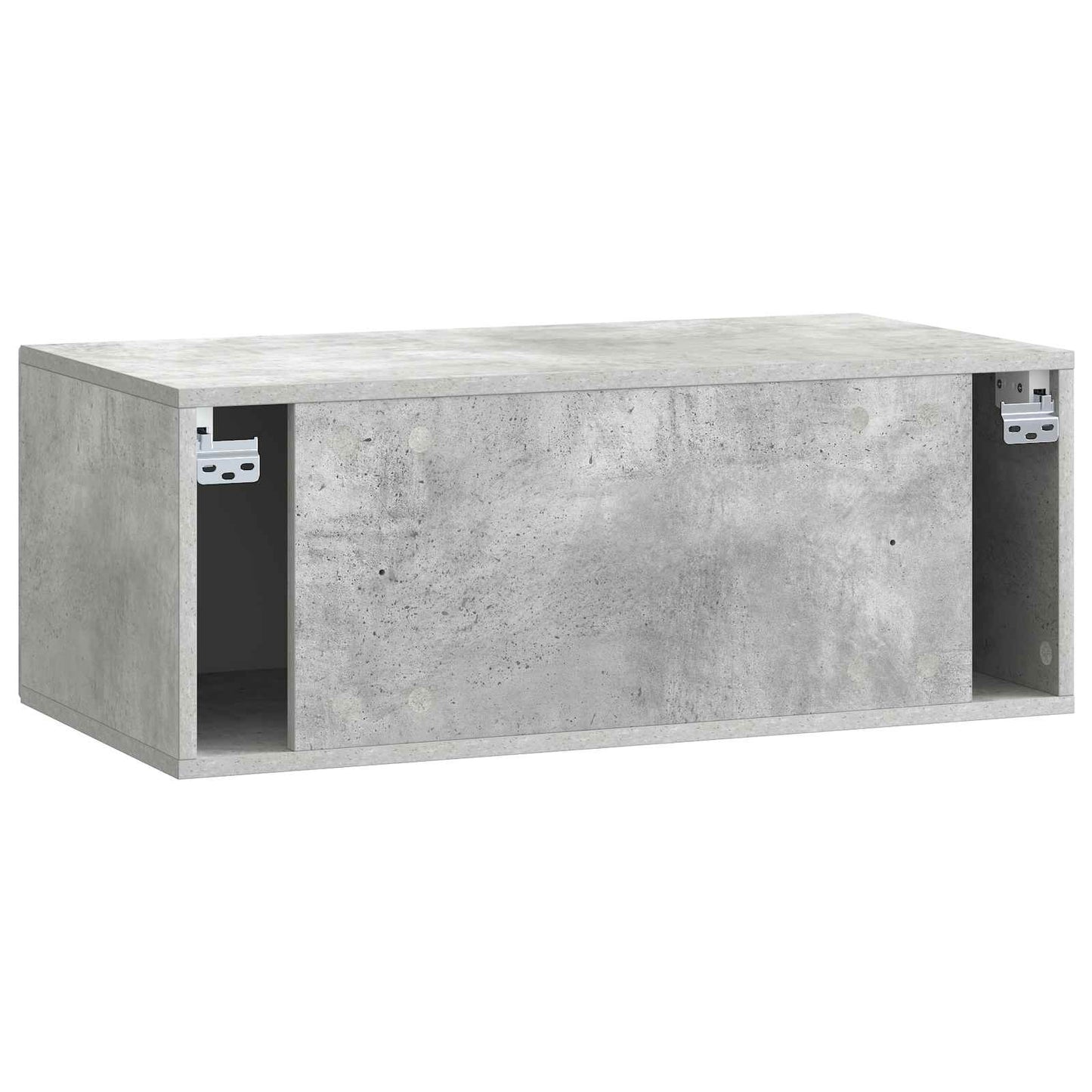 Fali TV szekrény Betonszürke 78,5 x 41 x 30 cm Szerelt Fa