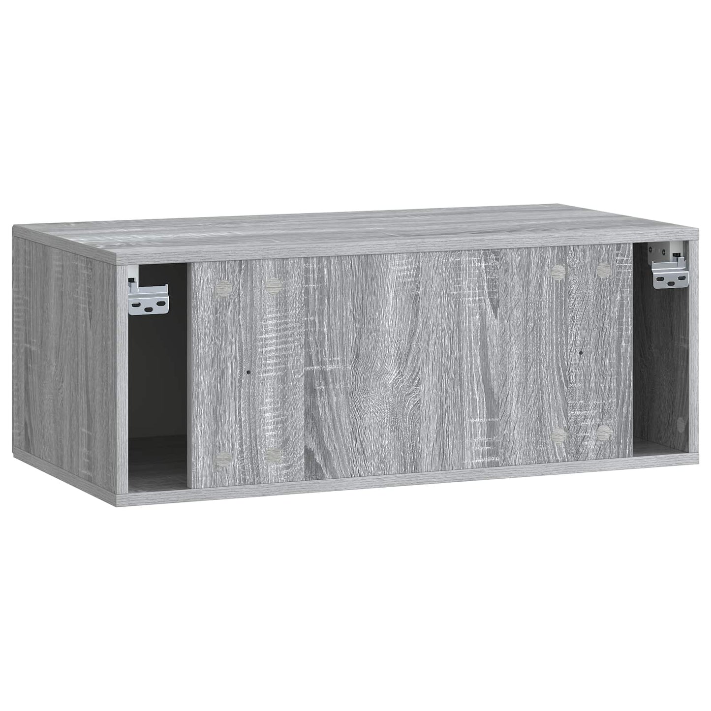 Fali TV szekrény Szürke Sonoma 78,5 x 41 x 30 cm Szerelt Fa