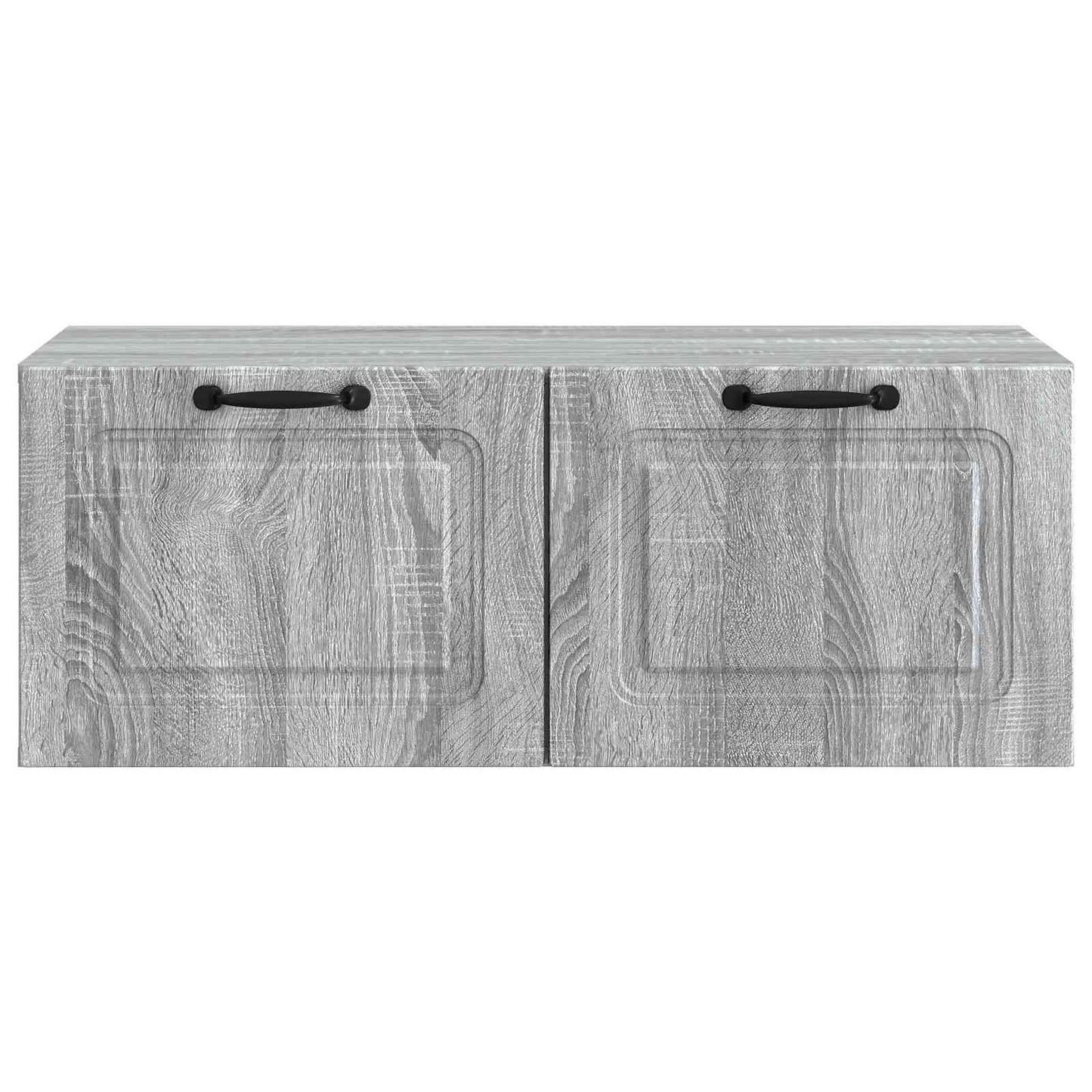 Fali TV szekrény Szürke Sonoma 78,5 x 41 x 30 cm Szerelt Fa