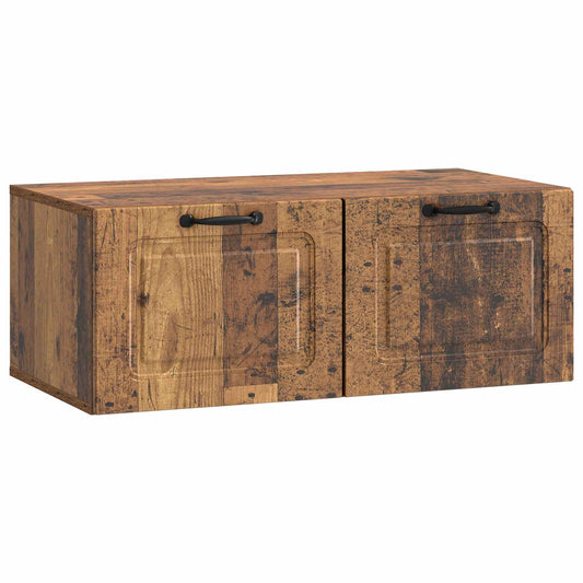 Fali TV szekrény Antik Fa 78,5 x 41 x 30 cm Szerelt Fa