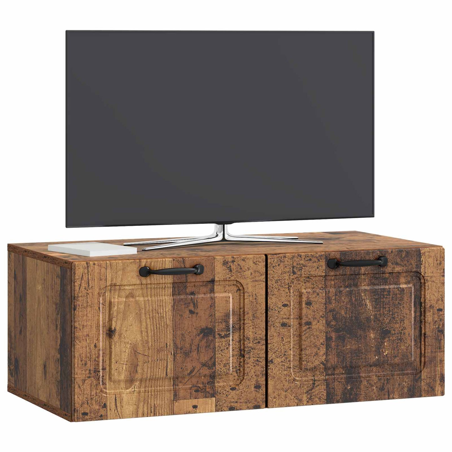 Fali TV szekrény Antik Fa 78,5 x 41 x 30 cm Szerelt Fa