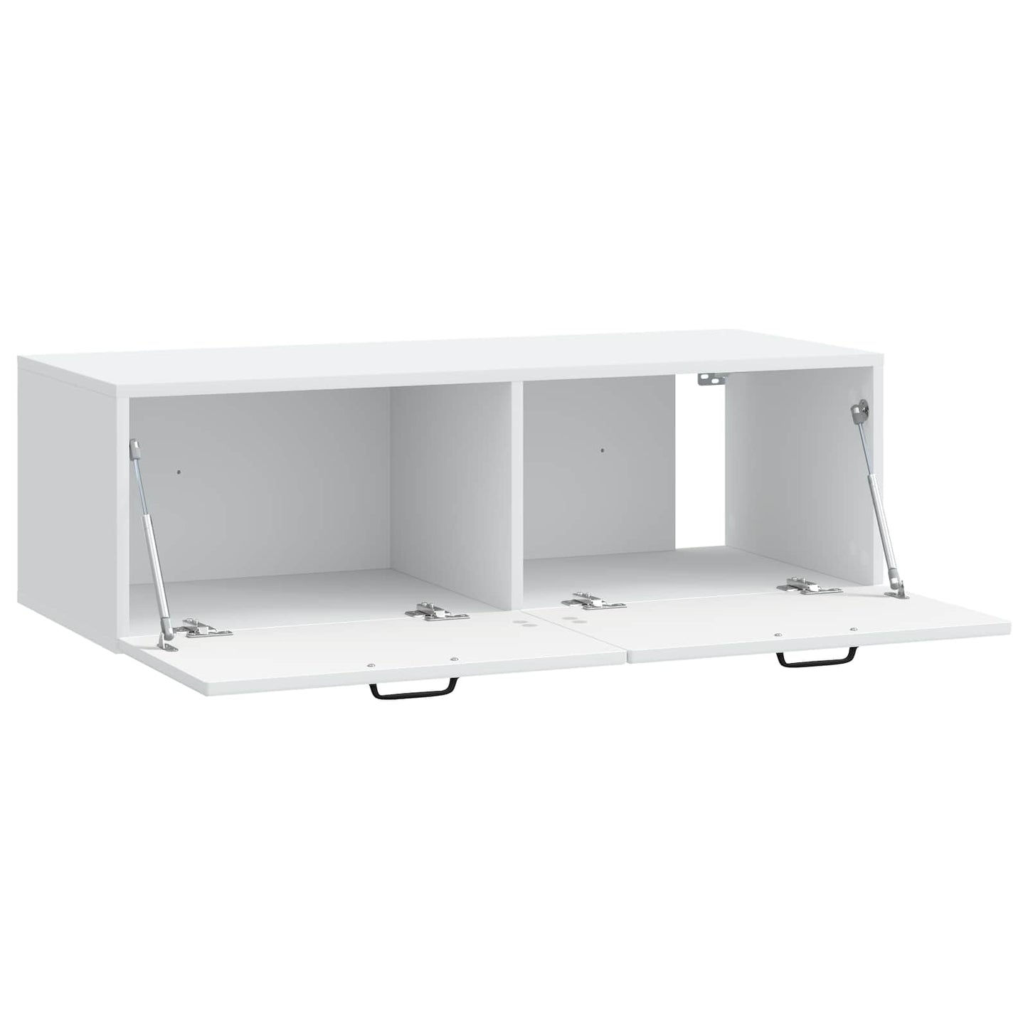 Fali TV szekrény Fehér 98 x 41 x 30 cm Szerelt Fa