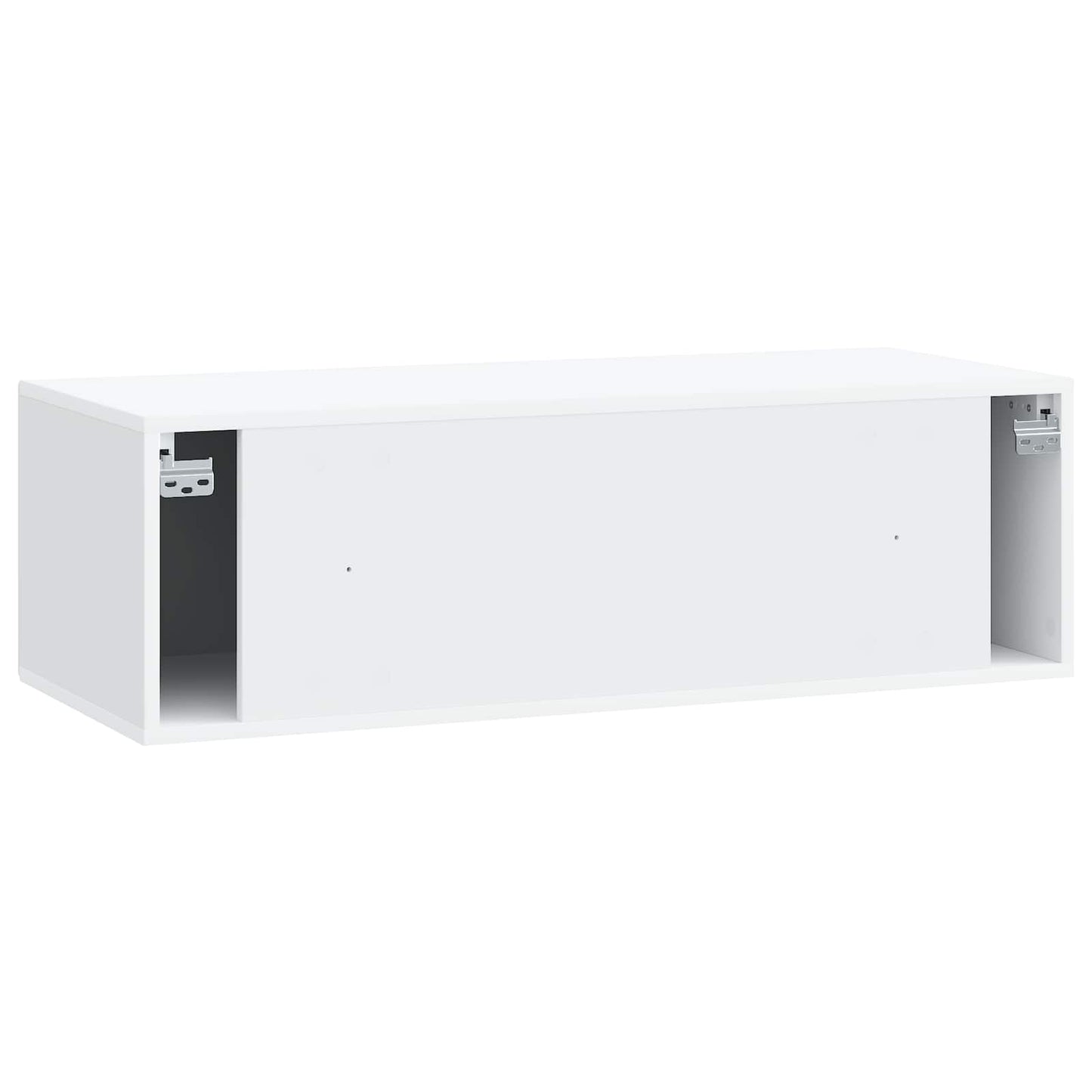 Fali TV szekrény Fehér 98 x 41 x 30 cm Szerelt Fa