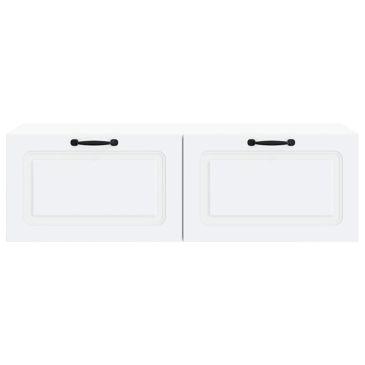 Fali TV szekrény Fehér 98 x 41 x 30 cm Szerelt Fa