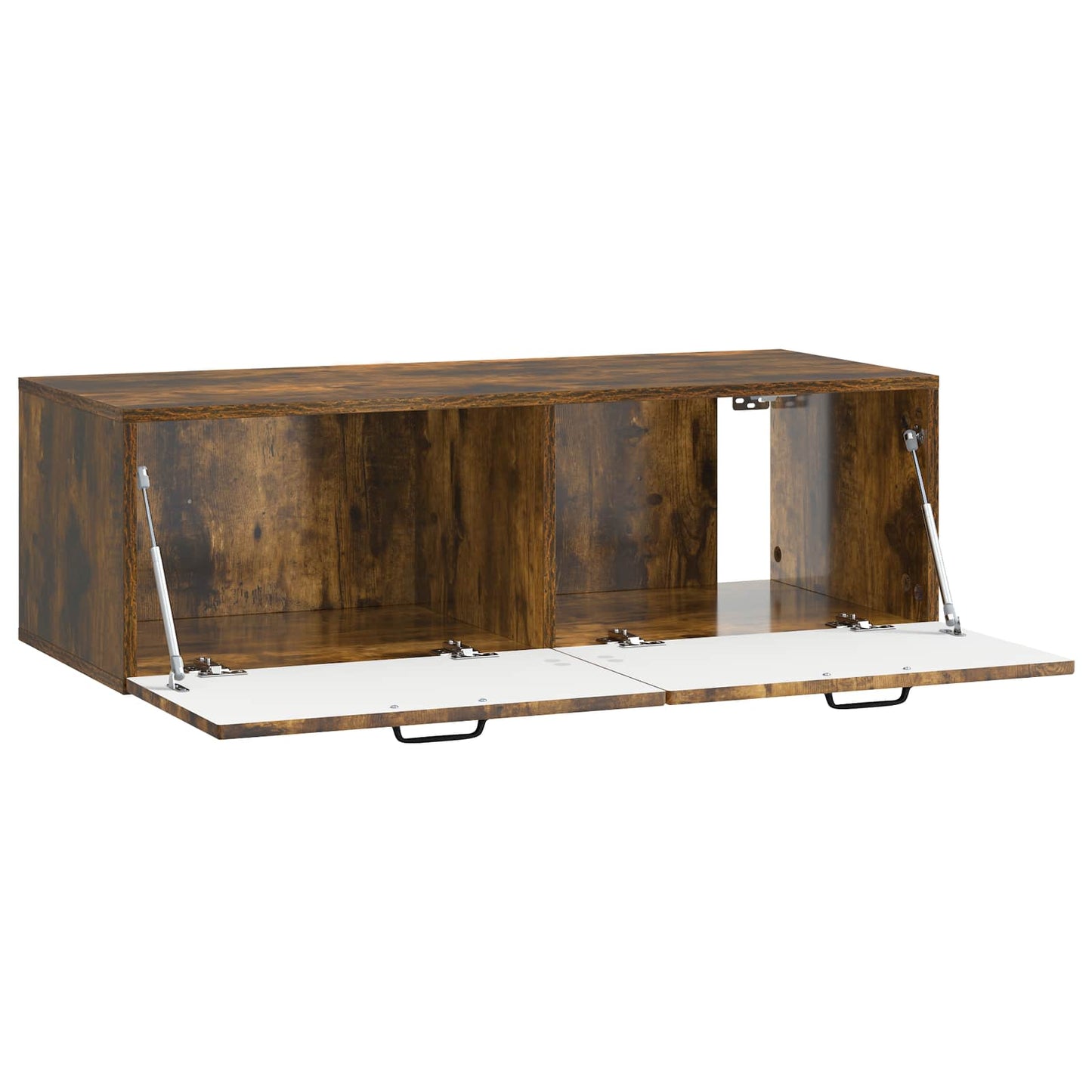 Fali TV szekrény Füstös Tölgy 98 x 41 x 30 cm Szerelt Fa